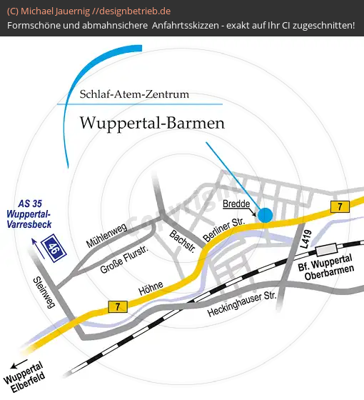 Anfahrtsskizze Wuppertal Barmen (276)