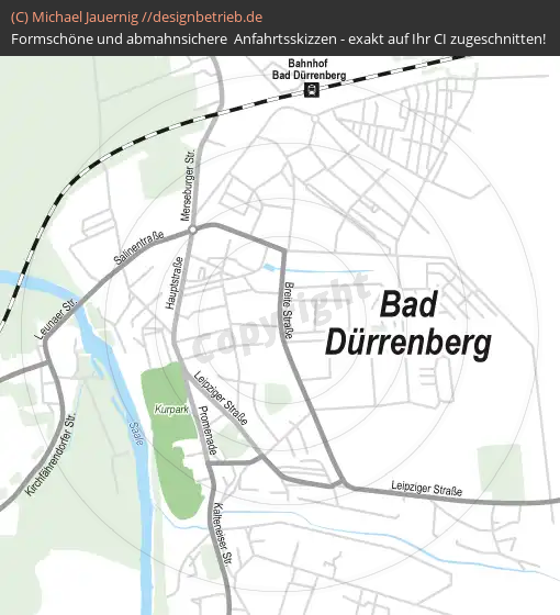 Anfahrtsskizze Bad Dürrenberg (513)