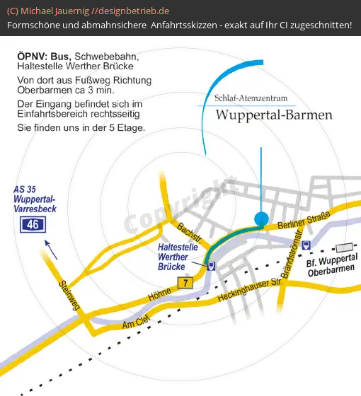 Anfahrtsskizze Wuppertal Barmen (Schlaf- und Atmenzentrum) (53)