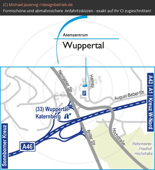 Anfahrtsskizze Wuppertal-Elberfeld (579)