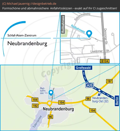 Anfahrtsskizze Neubrandenburg (651)
