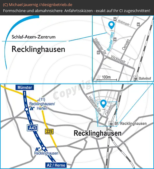 Anfahrtsskizze Recklinghausen (652)