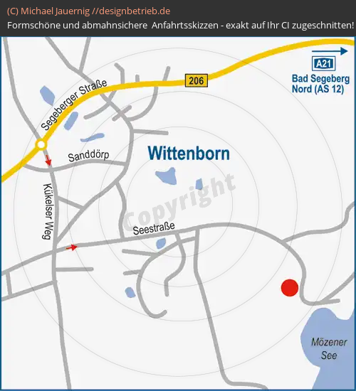 Anfahrtsskizze Wittenborn (Detailkarte) (316)