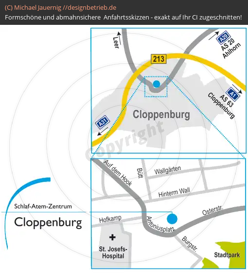 Anfahrtsskizze Cloppenburg (628)
